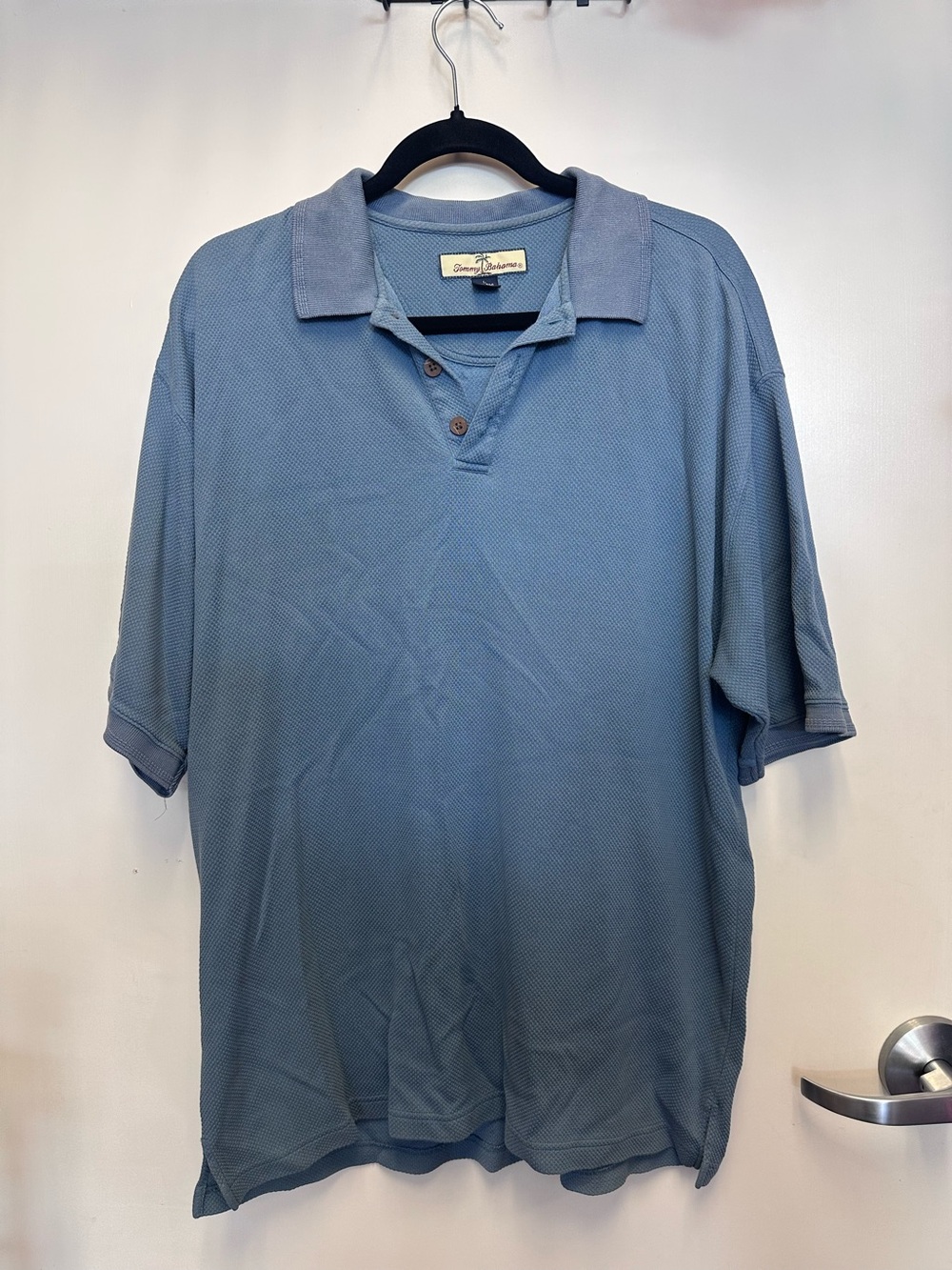 Tommy Bahama Slate Blue Short-Sleeve Polo